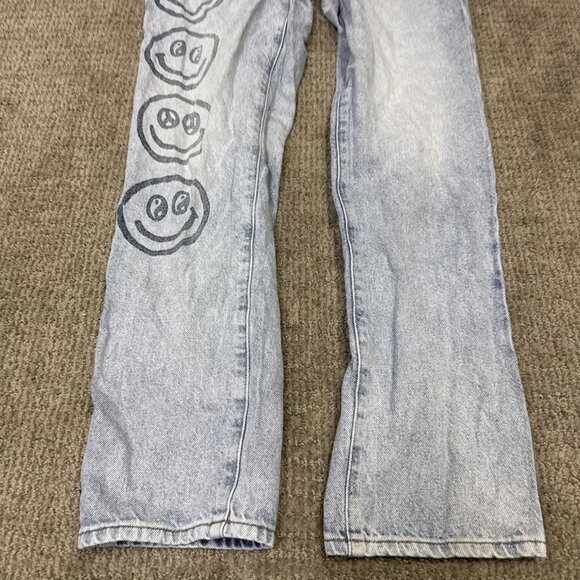 PacSun Dad Jeans 5 Button Fly Blue Pockets Women’s Size 26 - Picture 6 of 14